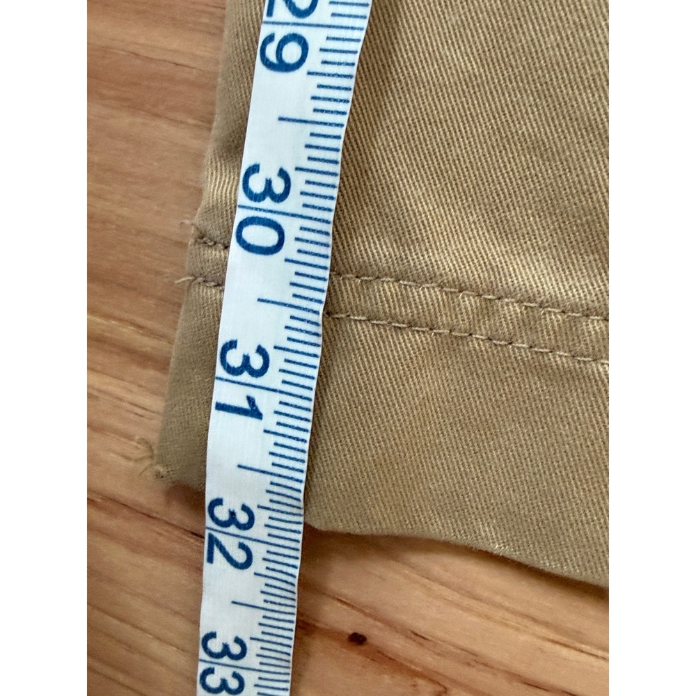 Abercrombie & Fitch Flare Pants Womens 4R Khaki Tan Vintage Low Rise Y2K Cotton - Picture 4 of 13